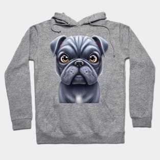 Cuddle-worthy Alapaha Blue Blood Bulldog Hoodie